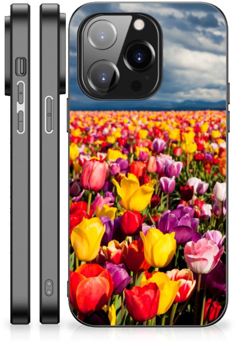 iPhone 14 Pro Bloemen Hoesje Tulpen