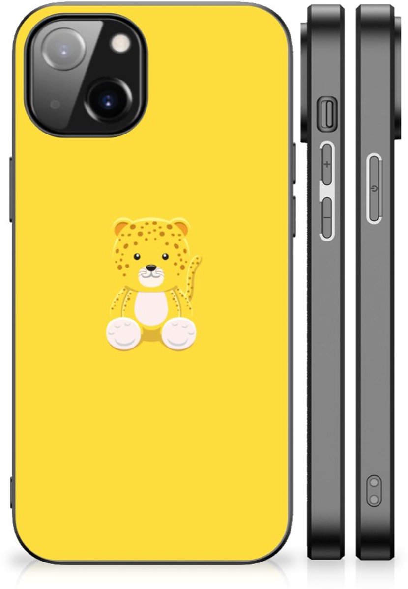 Apple iPhone 13/14 Hoesje Baby Leopard