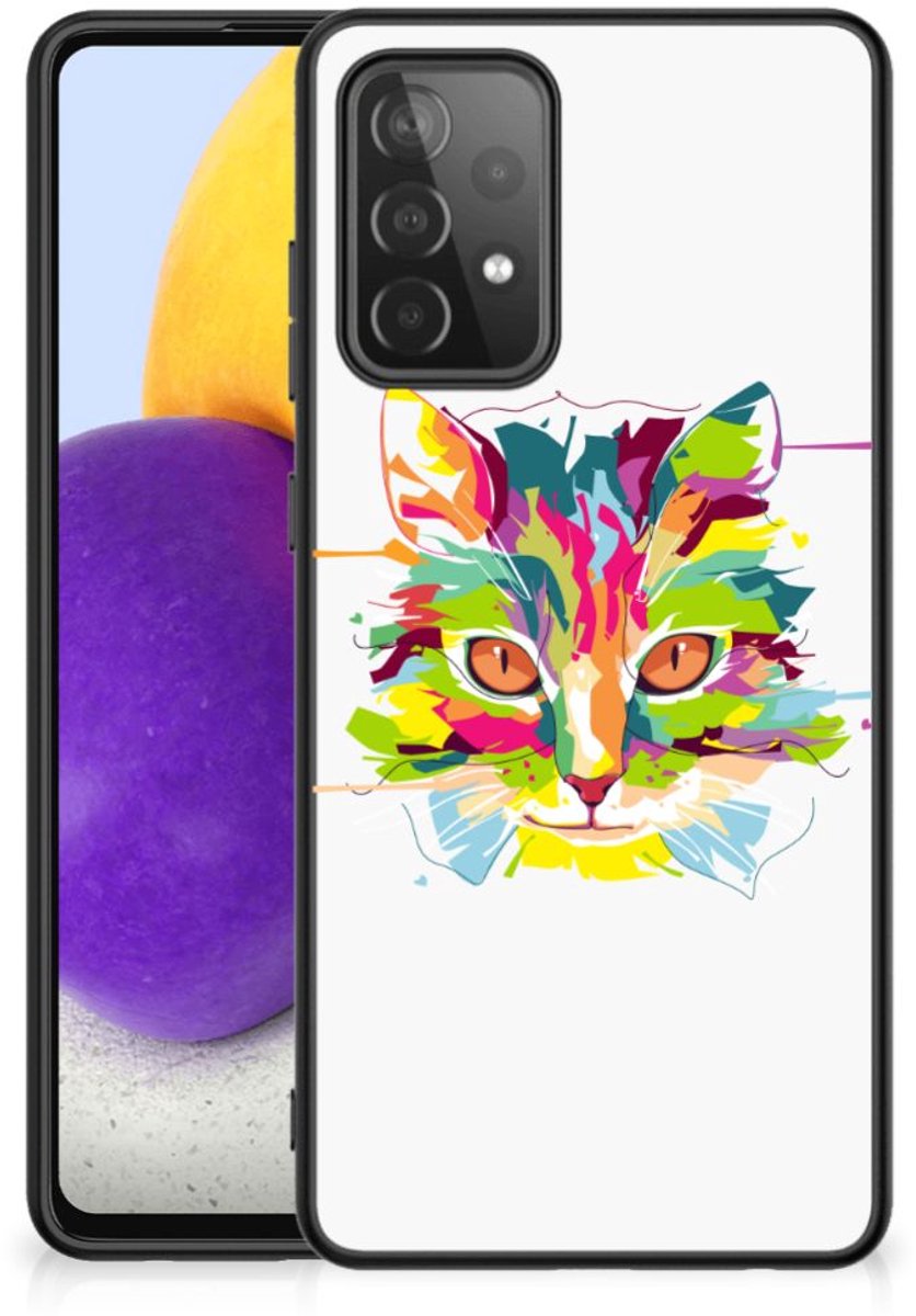 Samsung Galaxy A72 (5G/4G) Hoesje Cat Color