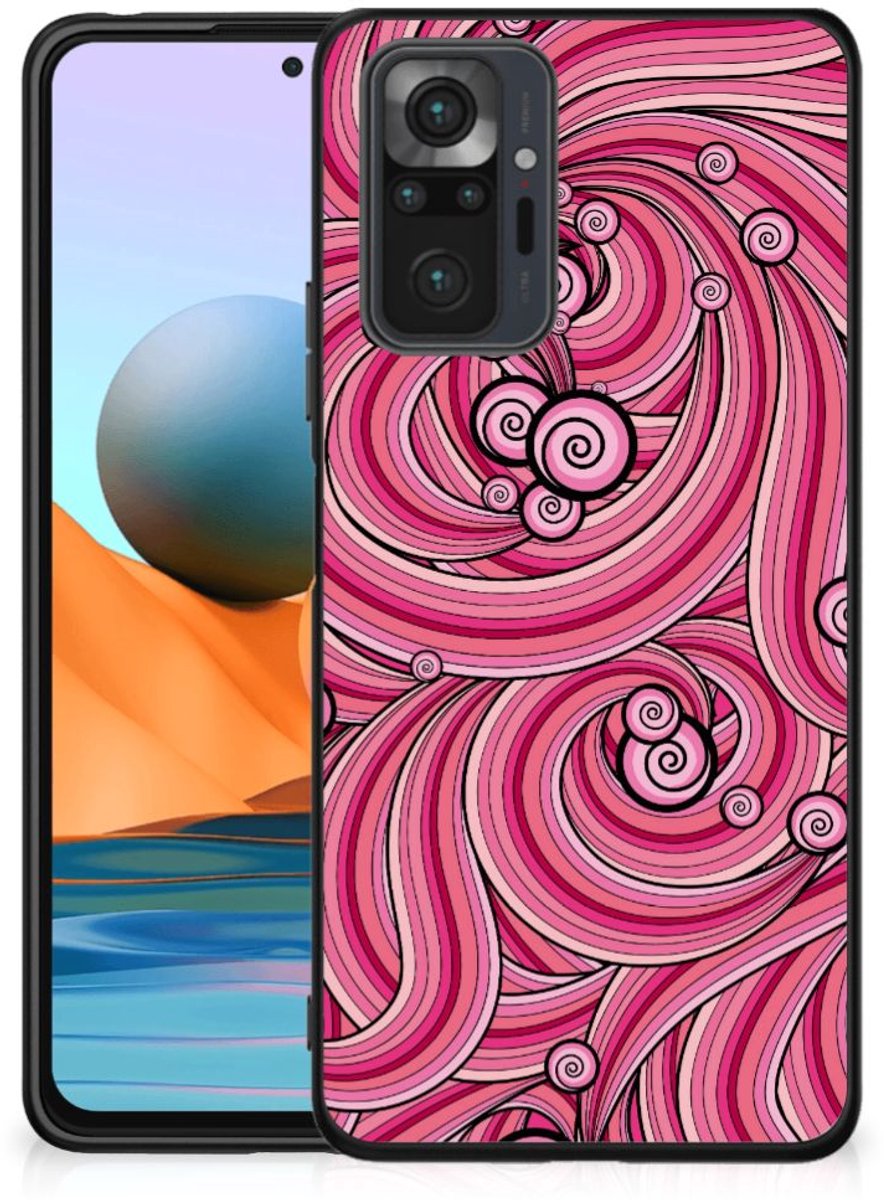 Xiaomi Redmi Note 10 Pro Leuk Telefoonhoesje Swirl Pink