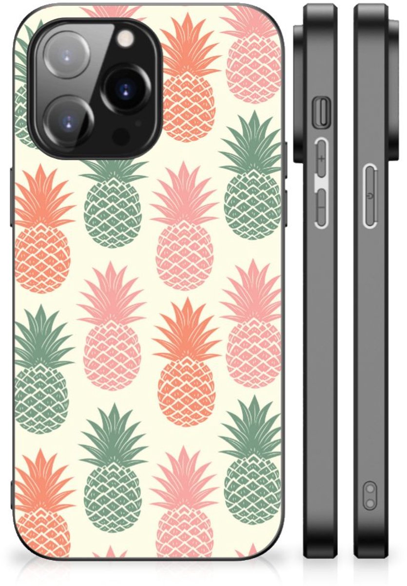 iPhone 14 Pro Max Back Cover Hoesje Ananas