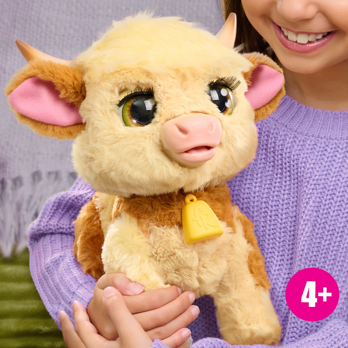 FurReal Maggie de Koe - Interactieve pluchen Knuffel — afbeelding 3