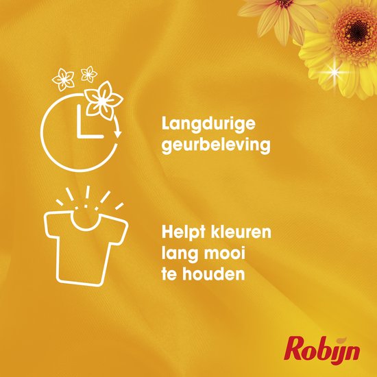 Robijn - Wasmiddel - 3-in-1 Wascapsules - Color - 4 x 15 stuks - 60 Wasbeurten - Voordeelverpakking