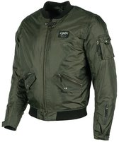 Veste de moto SPEEDCHASER Homme Mi-saison Olive S Homologuée CE par MOTOBLOUZ