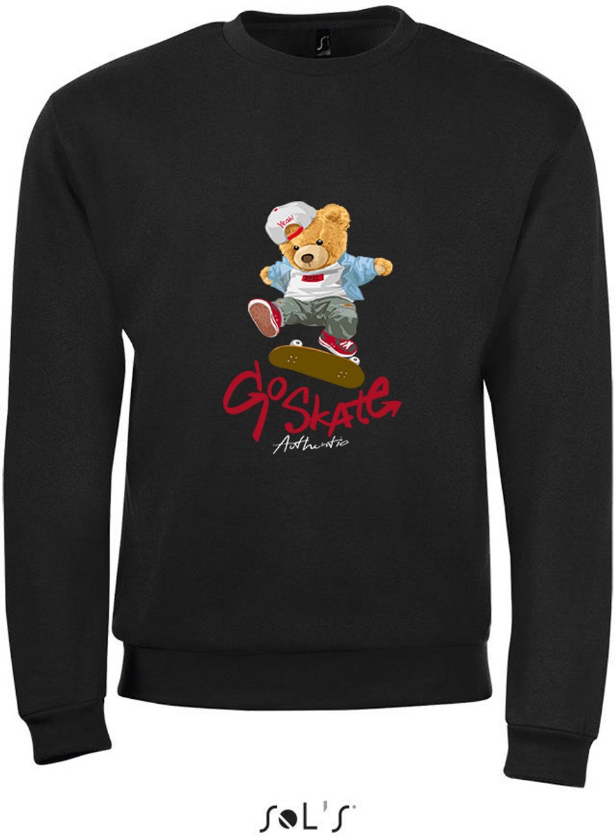 Sweatshirt 2-168 Skating Bear