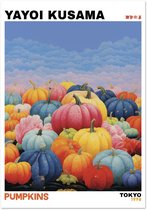 Yayoi Kusama - Affiche Citrouilles 70x100 cm