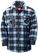Gevoerde Thermo Overhemd Fleece Blauw maat M
