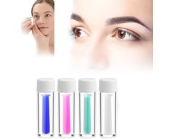 Lens Zuignapje - 4 Stuks - Voor Harde Lenzen - Lenzen Zuignap - Lens Ploffertje - Hergebruiken - Contactlenzen Zuiger - Lenzen Pincet - Zuiger Voor Lenzen - Groen,blauw,roze,doorschijnend