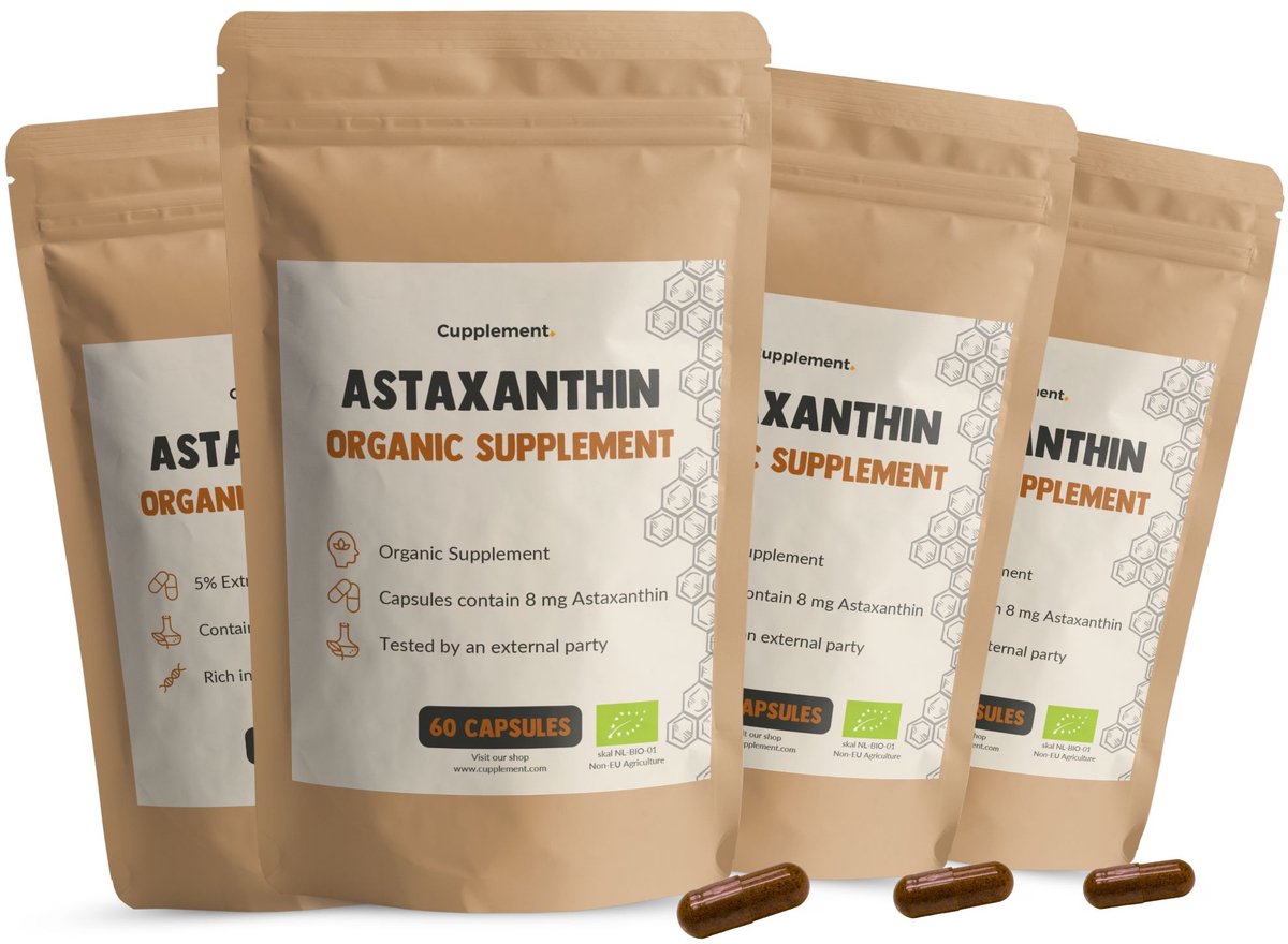 Goedkoopste Cupplement Astaxanthine 8MG 5 Extract 60 Vegan Capsules – Biologisch Plankton Extract voor Huid, Ogen & Antioxidanten – Laboratoriumgetest – Past Door Brievenbus – Geen Tabletten, Poeder, 4MG, 6MG of 12MG – Superfood Supplement – 30 Dagen Voor