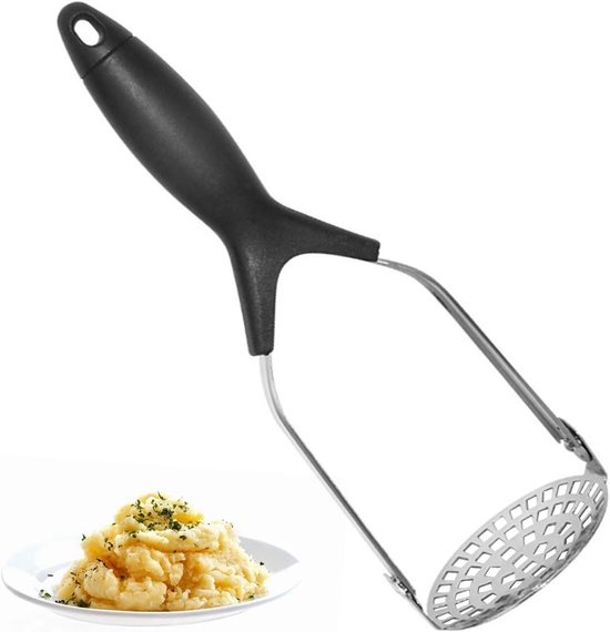 Aardappelstamper van roestvrij staal voor in de vaatwasser, geschikt