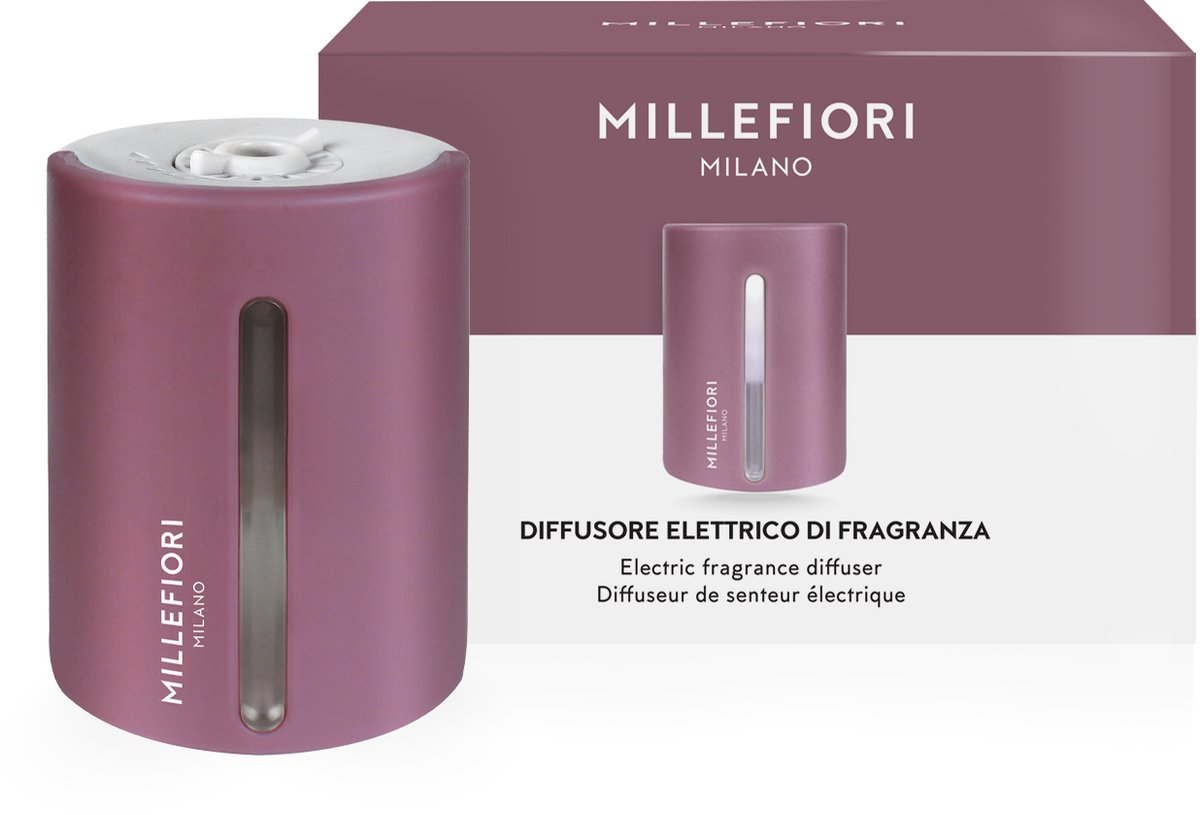 Millefiori Milano - Elektrische Geurverspreider - Pearl Mauve - Stopcontact