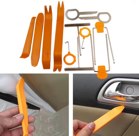 Actie4you® - 12 in 1 Car Audio System Dashboard Deurpaneel Verwijderen -Demontage Gereedschap Set – Autoradio verwijderen Tool – Interieur demontage set