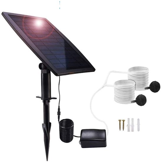 Sosoport 1 Set Solar Fontein Zonne-Energie Fontein Fontein Pomp Zwembad