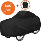 Housse de vélo cargo pour 3 roues | Housse de vélo cargo imperméable - Convient pour Babboe Curve/ Big / Pro, Troy, Vogue, Terra, Cangoo - avec et sans tente/auvent