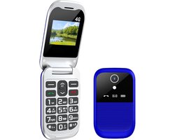 DailySupplies® Senioren Mobiele Telefoon 4g - Senioren GSM - Blauw