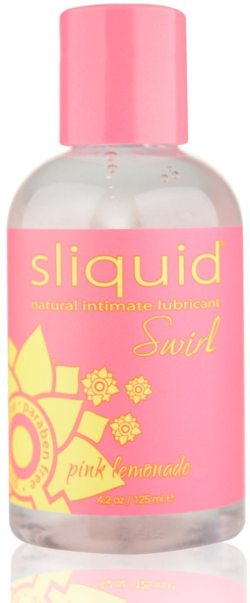 Goedkoopste Sliquid - Naturals Swirl Glijmiddel Roze Limonade 125 ml