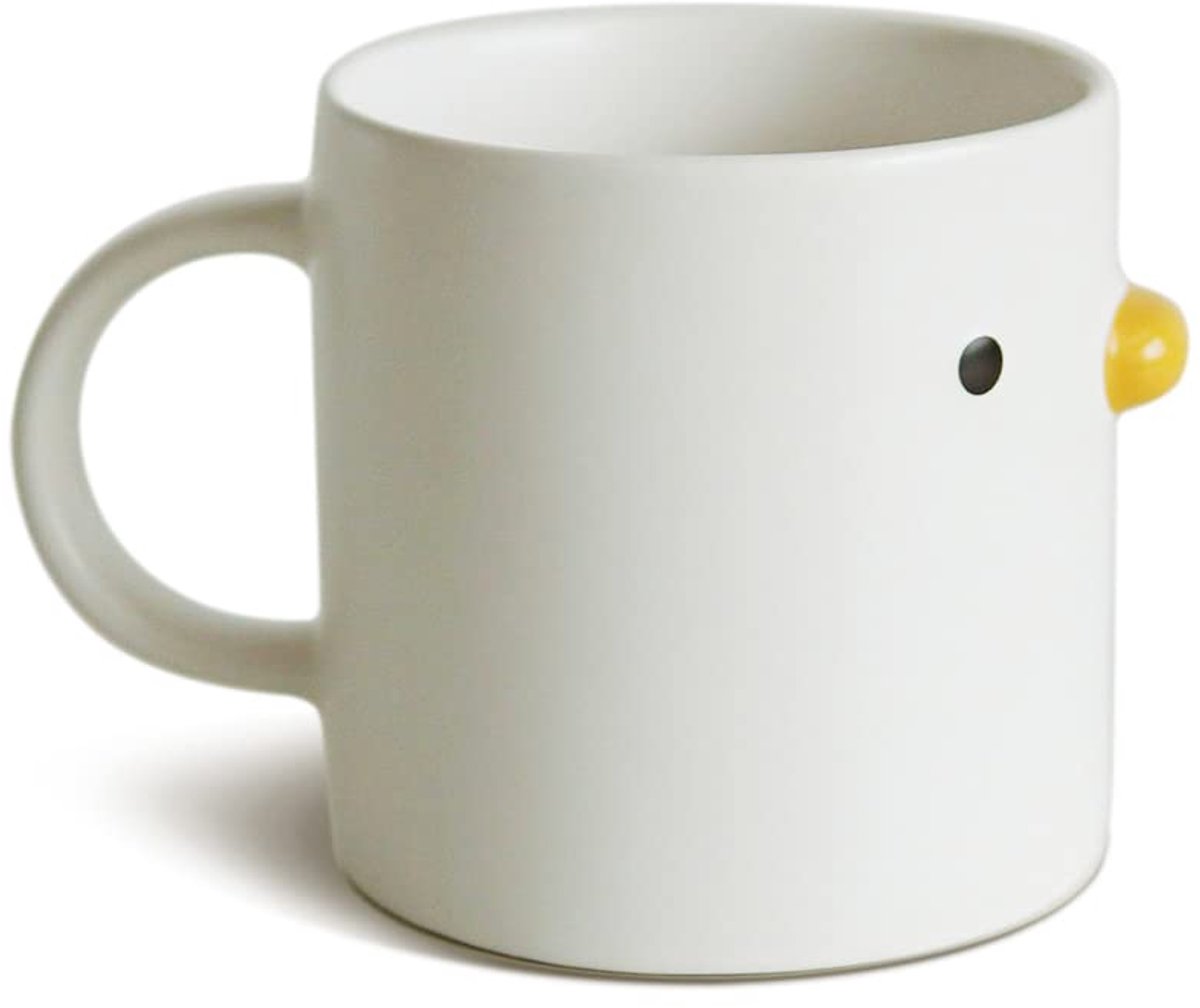 Keramische Mok met Kippenmotief - Schattig Design - Geschikt voor Koffieliefhebbers