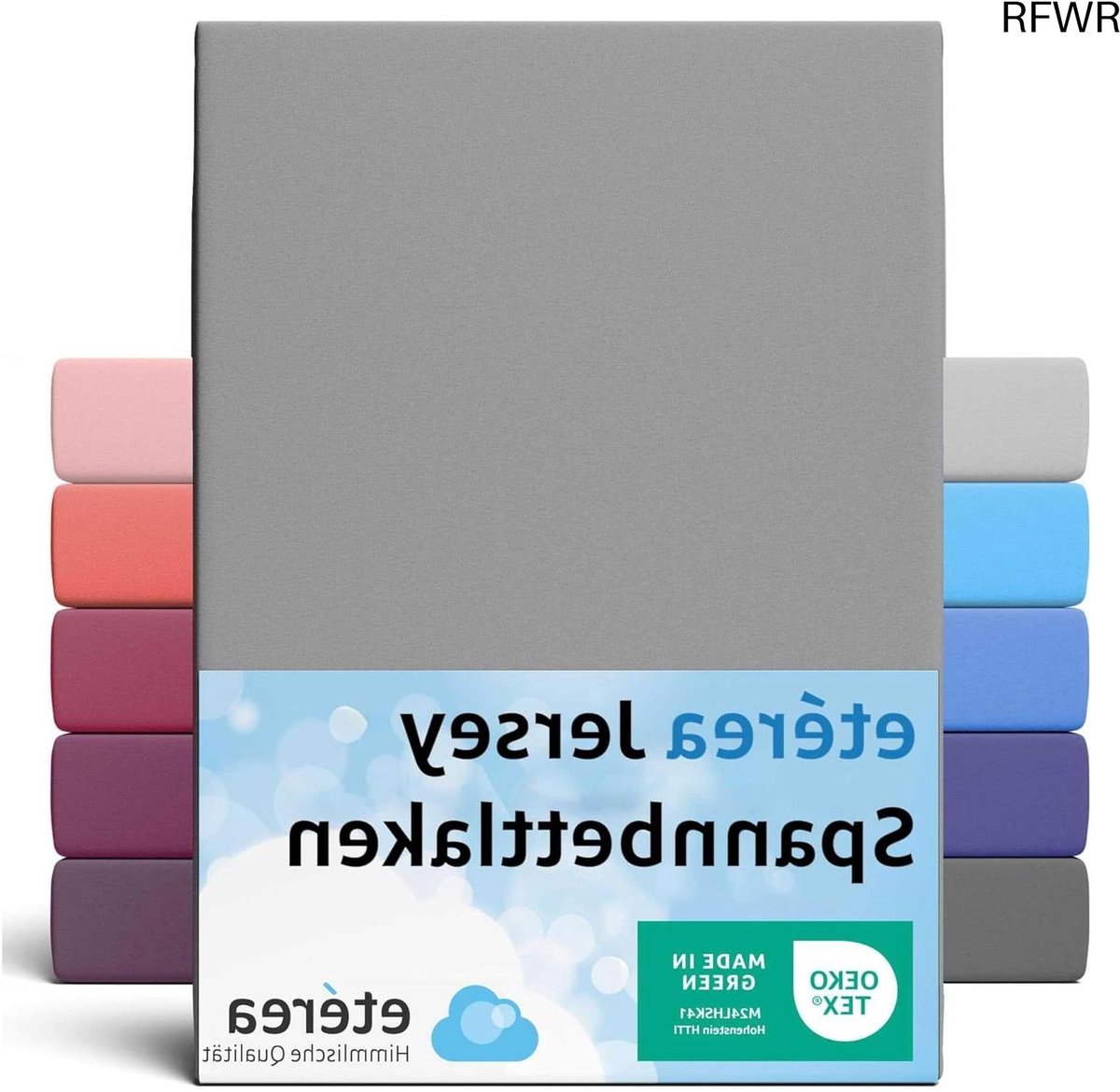 RFWR Hoeslaken 60x120cm - 70x140cm - 100% katoen - Oeko-Tex gecertificeerd - Perfecte pasvorm en luxe comfort zie foto