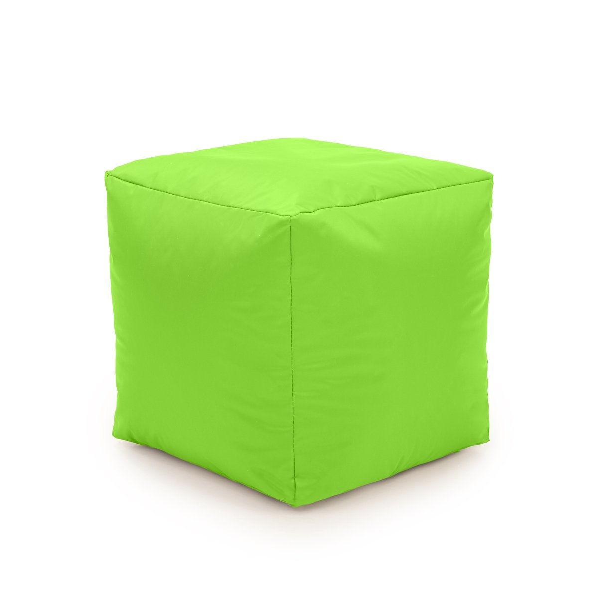Drop & Sit - poef - robuust nylon - appelgroen - 50x50x40
