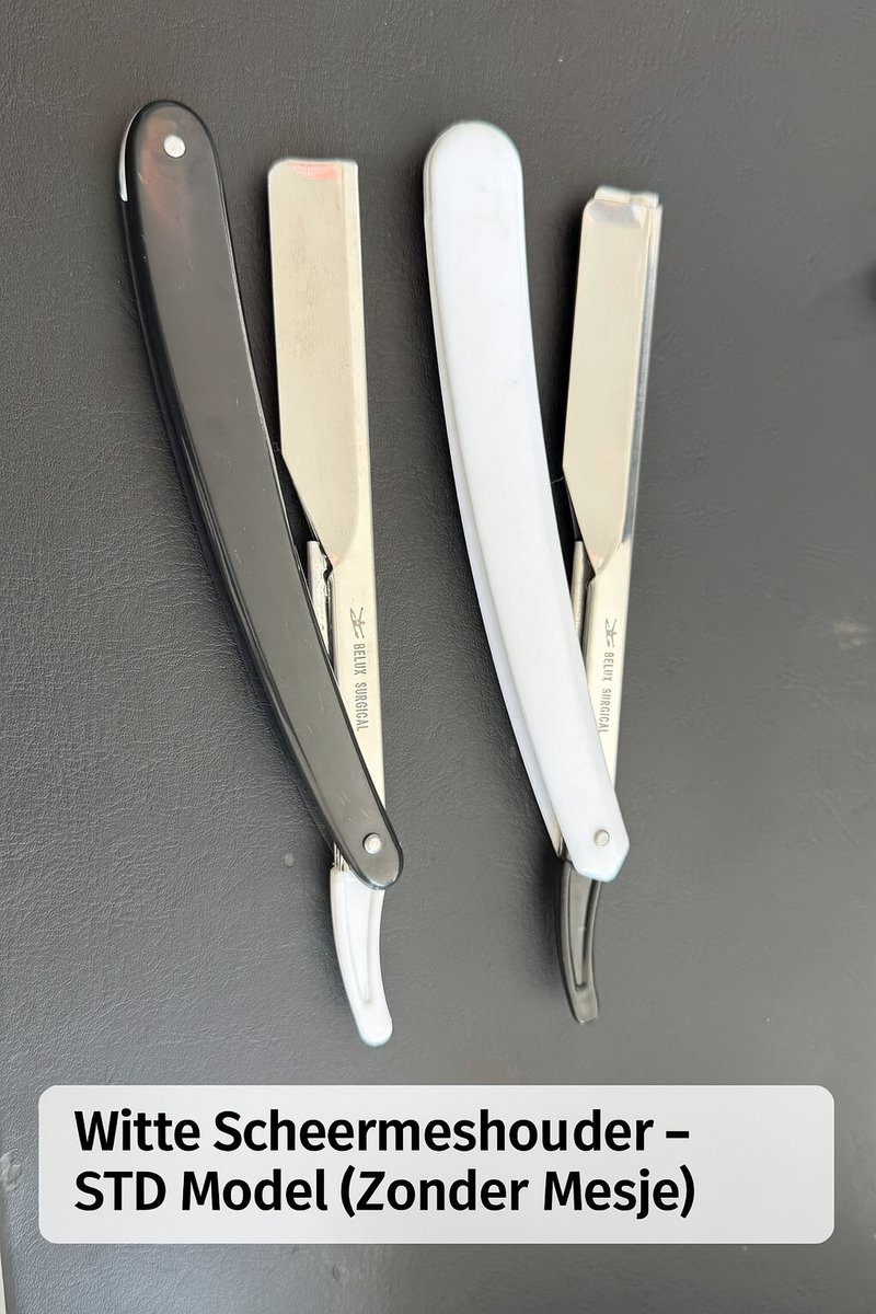 Belux Surgical Instruments / Witte en zwarte Scheermeshouder – STD Model (Zonder Mesje)