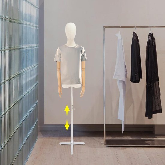 RFWR® Verstelbare vrouwelijke paspop voor kledingpresentatie in boetieks en winkels van Merkloos — afbeelding 5