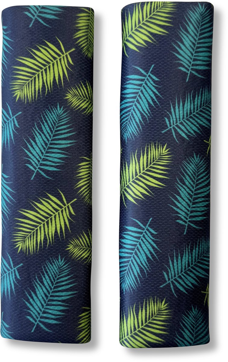 Gordelbeschermer Kind - Jungle Bladeren - Gordelkussen 2 stuks - Kasey Products