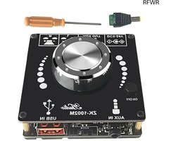 RFWR® Bluetooth 5.0 Stereo Power Audio Versterker - 100W per Kanaal