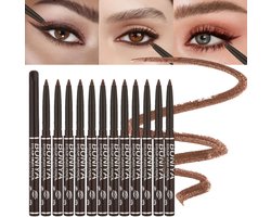 2 stuks waterproof waterdichte eyeliner bruin hoog kwaliteit