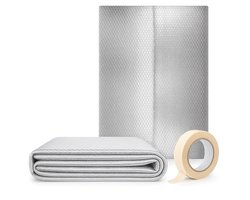 AVOID Radiatorfolie Extra Dik - 50 cm x 10 meter Isolatiefolie - Energie Besparende Folie voor Radiator - Met Dubbelzijdige Tape Isolatiemateriaal - Meer Comfort