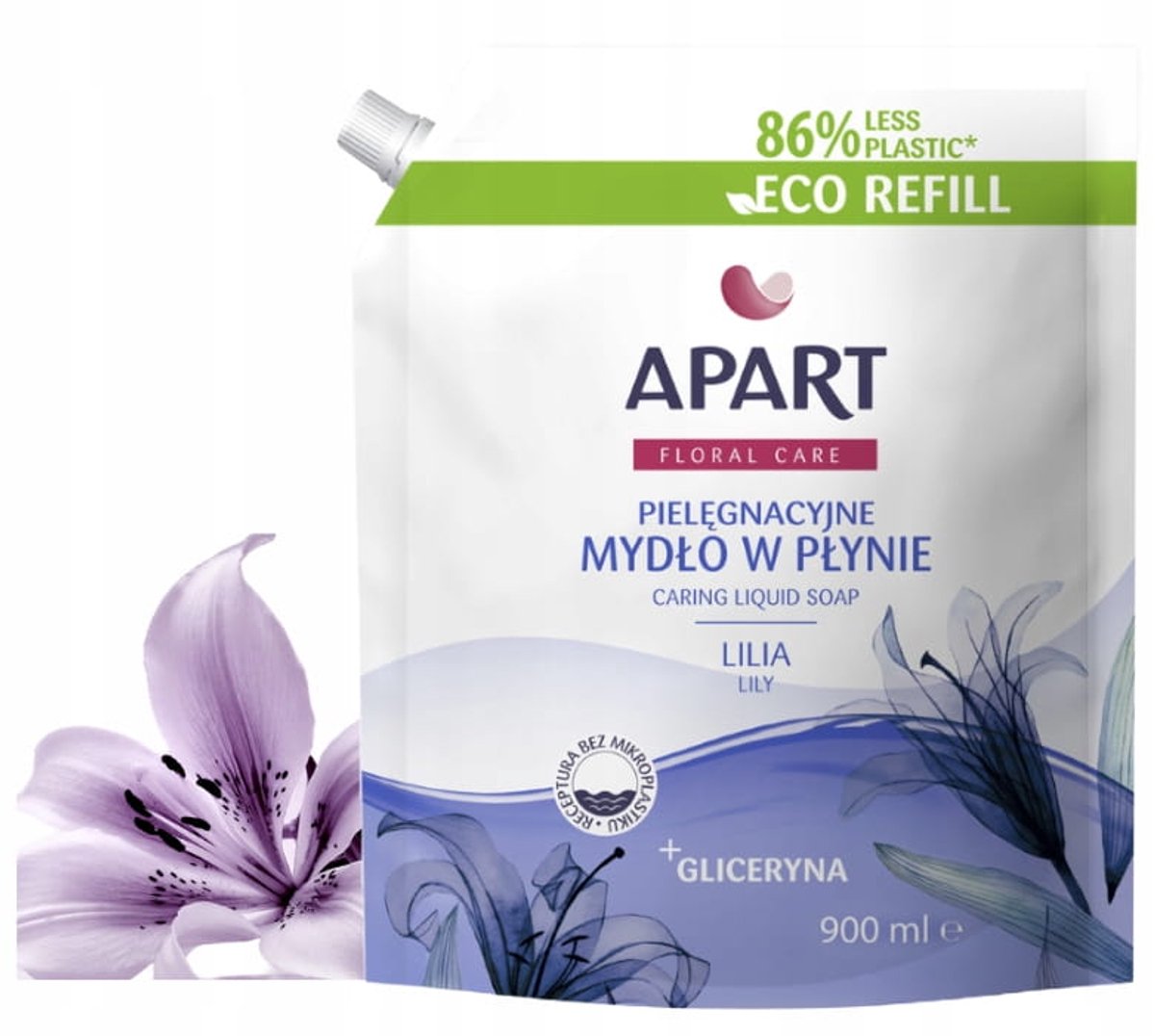 Apart Floral Care - Vloeibaar Zeep - Lilia - Vochtinbrengend - 900 ml