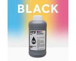 DTF INKT -PRINTMASTERS-BLACK -HIGH KWALITEIT-DTF PRINTER-1 LITER-ZWART