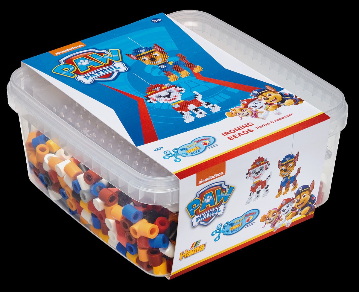 Hama Doos Maxi Beads Pegboards 900 Strijkkralen Paw Patrol - 8752