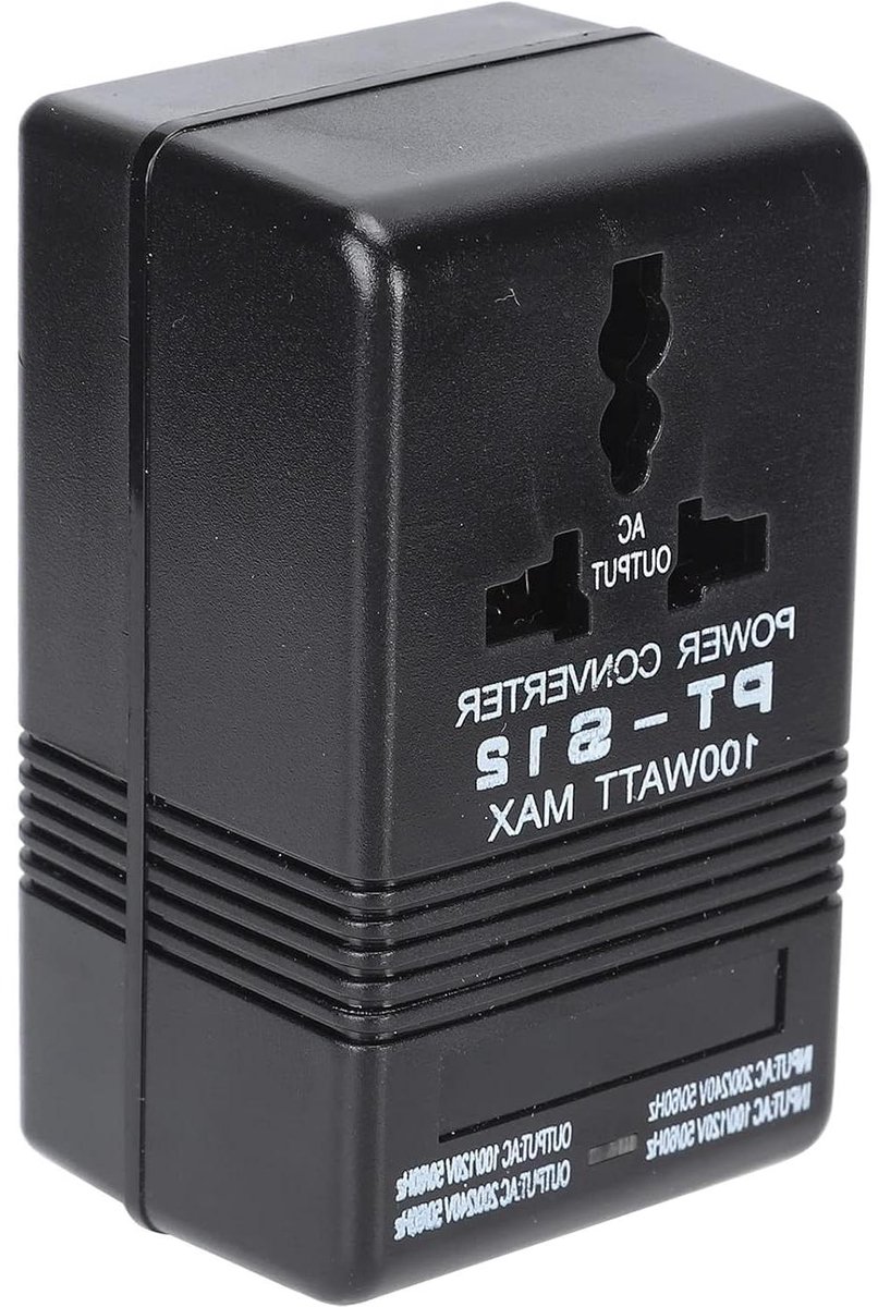 JGS Premium - Voltage Converter voor Reizen 220V naar 110V en 110V naar 220V Omvormer 100W Internationale Reis