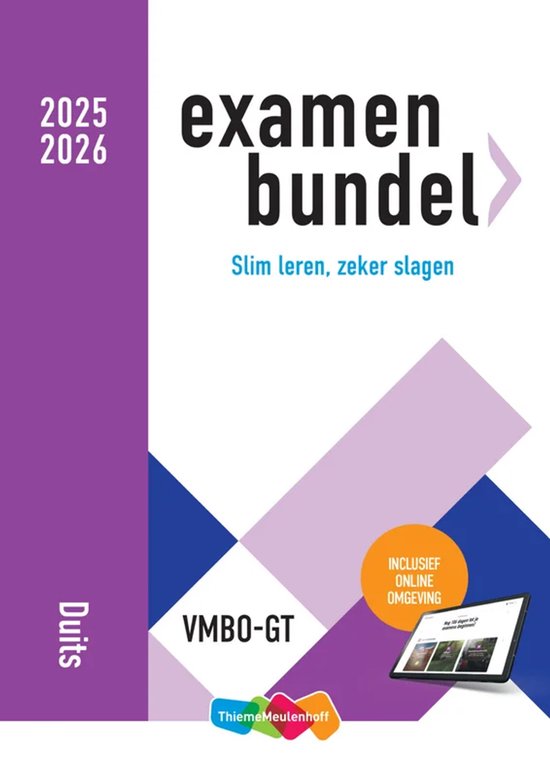 Examenbundel online + boek vmbo-gt/mavo Duits 2025/2026 - cover