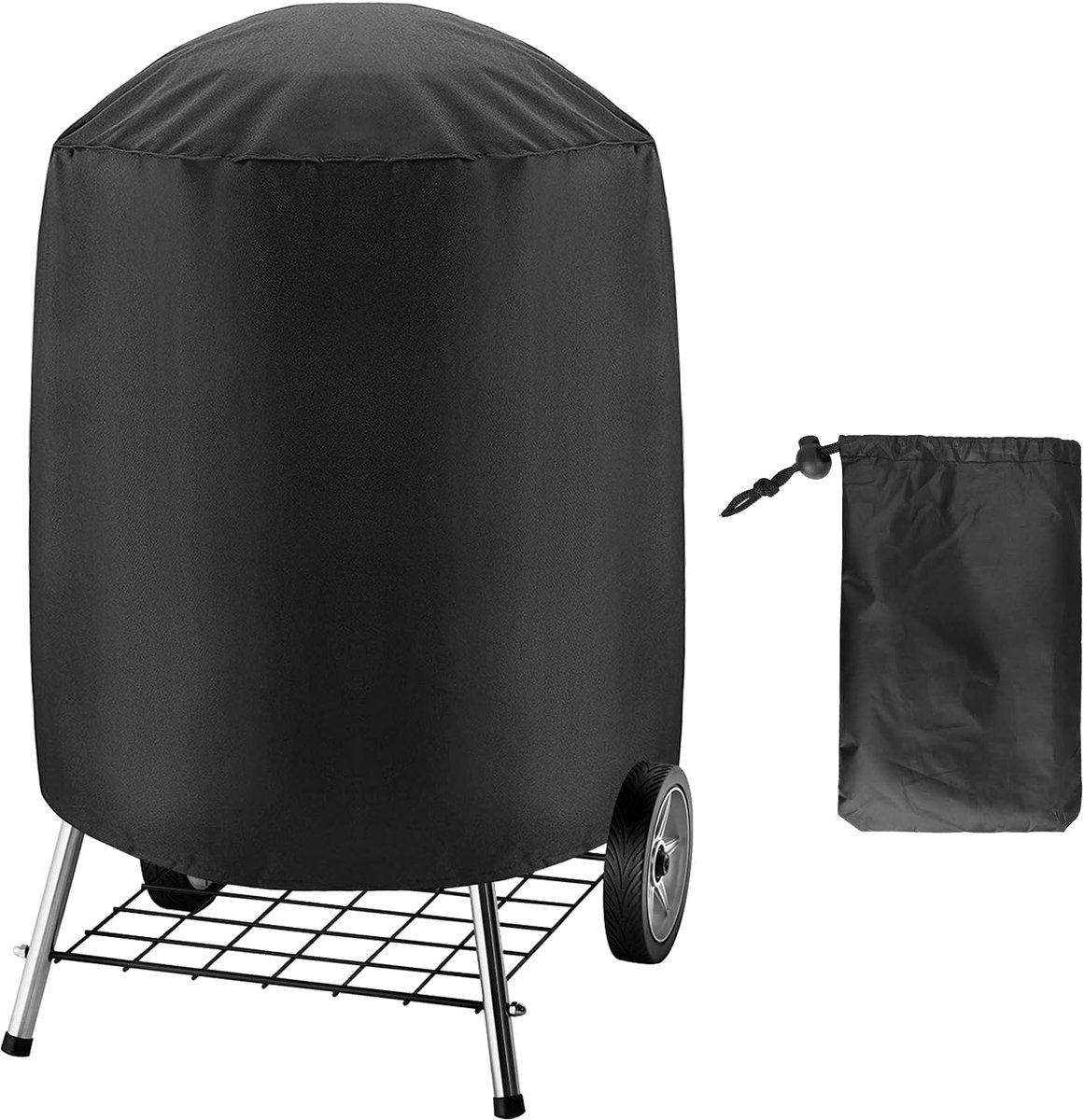 Ronde waterdichte barbecuehoes van 210D Oxford-stof - Bescherming tegen regen en zonlicht