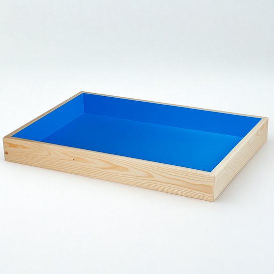 Sand tray, Jungiaanse Zandtherapie, Sensorisch Spel, Creatieve Therapie, Zandkunsttherapie 50x70 cm