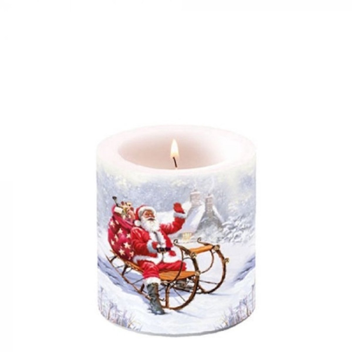 Ambiente - Kaars - Small - Winter - Kerst - Kerstman