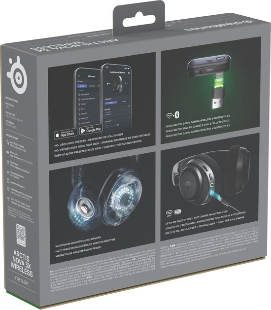 SteelSeries Arctis Nova 3X Wireless (Black) (5/8)