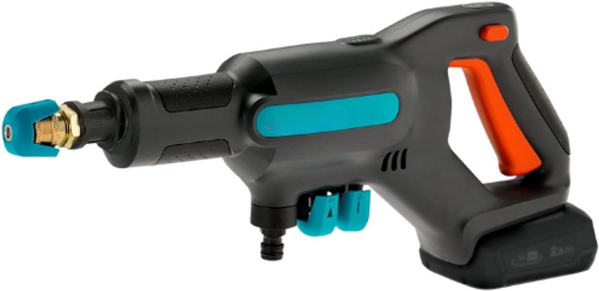 Thuys – Middendrukreiniger met Accu AquaClean 24/18 V – Accureiniger Voor Buiten – Met 3 Reinigingsniveaus