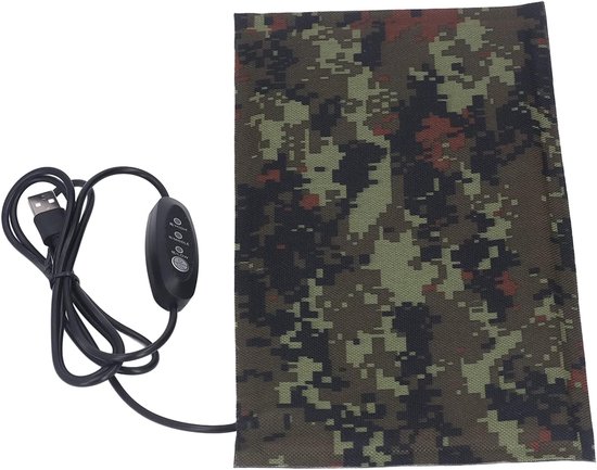 USB Verwarming - Verwarmingsplaat - USB Aangedreven Elektrische Kledingverwarming - Waterdicht - Warmte- en Koudebescherming - 3 Temperatuurinstellingen - 1 Paar (10x20CM) van Merkloos	 — afbeelding 4