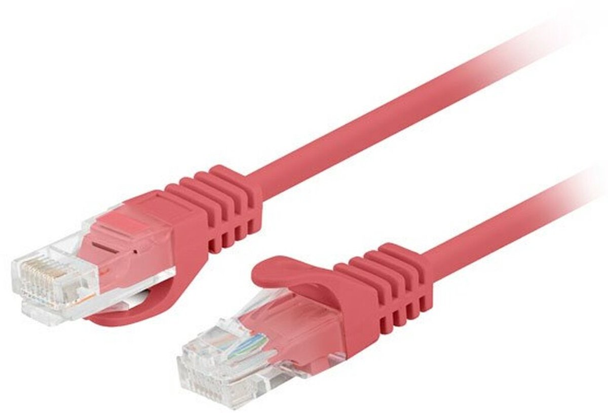 Stevige UTP-netwerkkabel categorie 6 Lanberg PCF6-20CC-0025-R