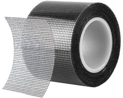 Hor Reparatie Tape - 2M - Hor Reparatietape - Muggengaas Plakband - Raamhor Tape - Muggennet Reparatie Tape - Raamhor Tape - Deurhor / Raamhor Repareren - Horrengaas Tools - Voor Het Repareren Van Ramen En Deuren - Zwart - 1 Stuk