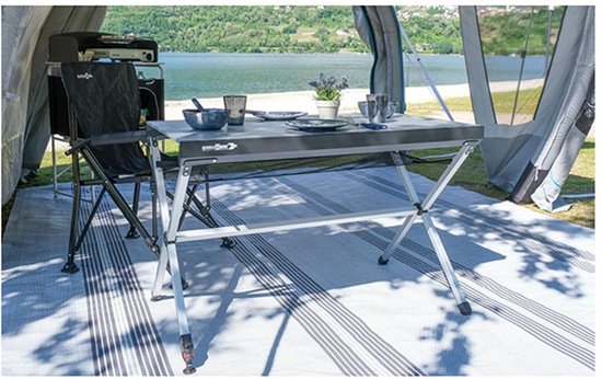 Brunner Titanium Axia 2 - Aluminum outdoor table - Rollable top - Stable folding frame - Adjustable leg and carry bag van Brunner — afbeelding 4