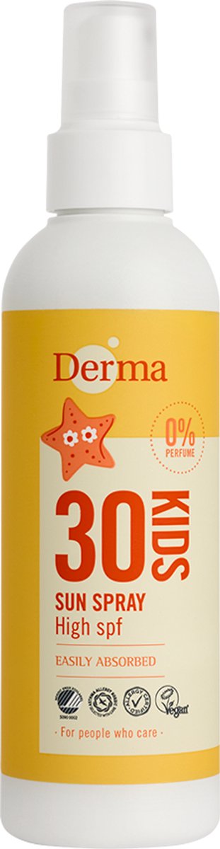 Derma Sun Derma Kids Zon Spray SPF 30 200 ml