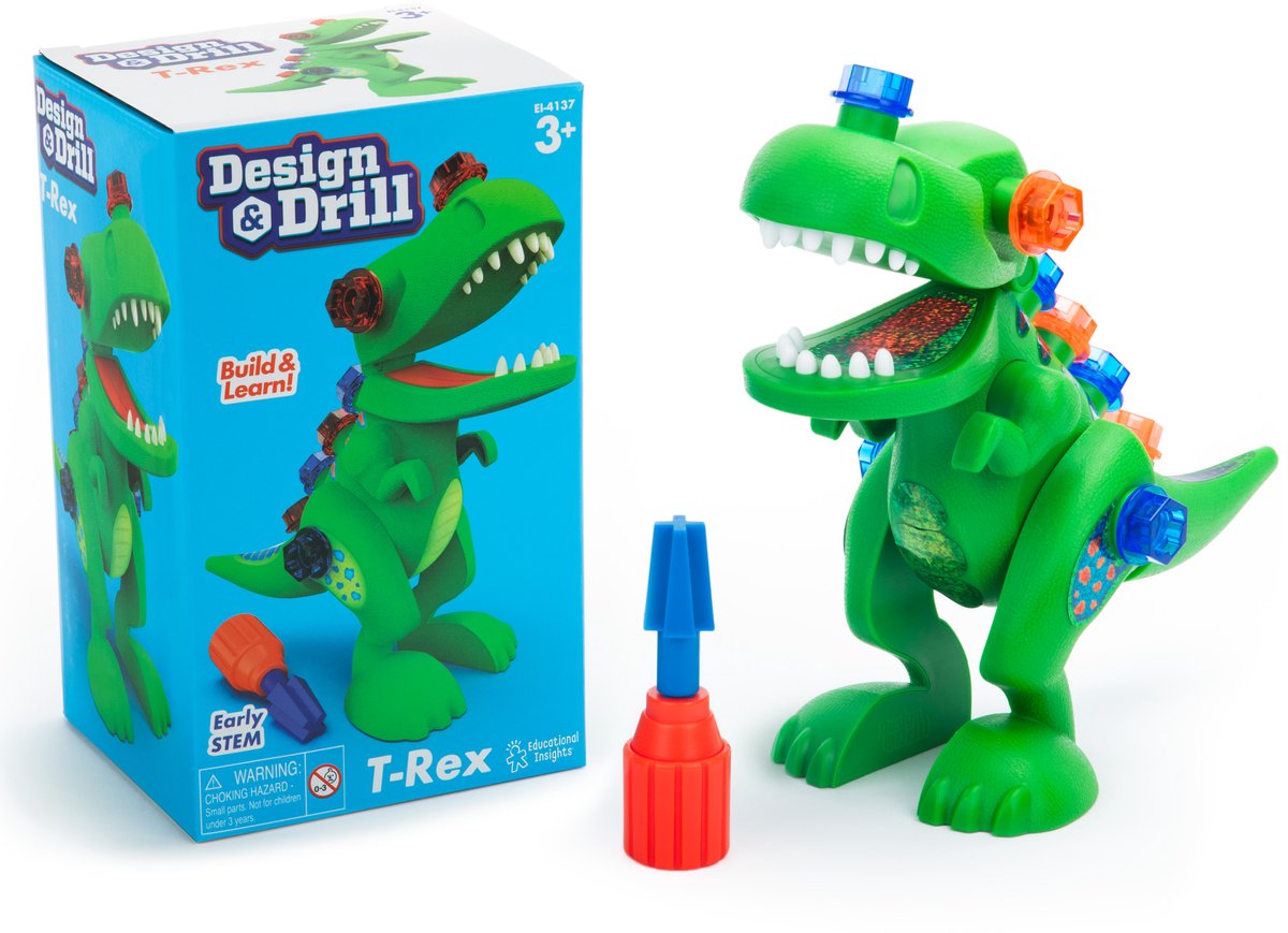 Learning Resources Design & Drill® T-Rex - Boor & Versierdinosaurus - STEM - 3+