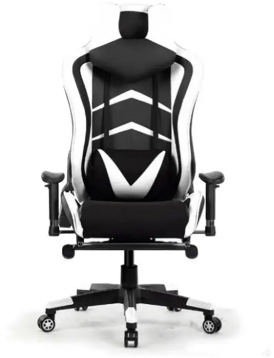 Gaming chair wit-zwart