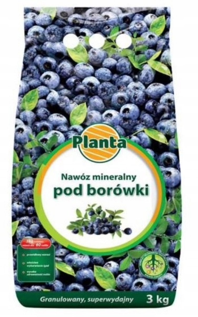 Planta Serie - Meststof voor Blauwe Bessen - Granulaat - Verzurende Werking - 3 kg