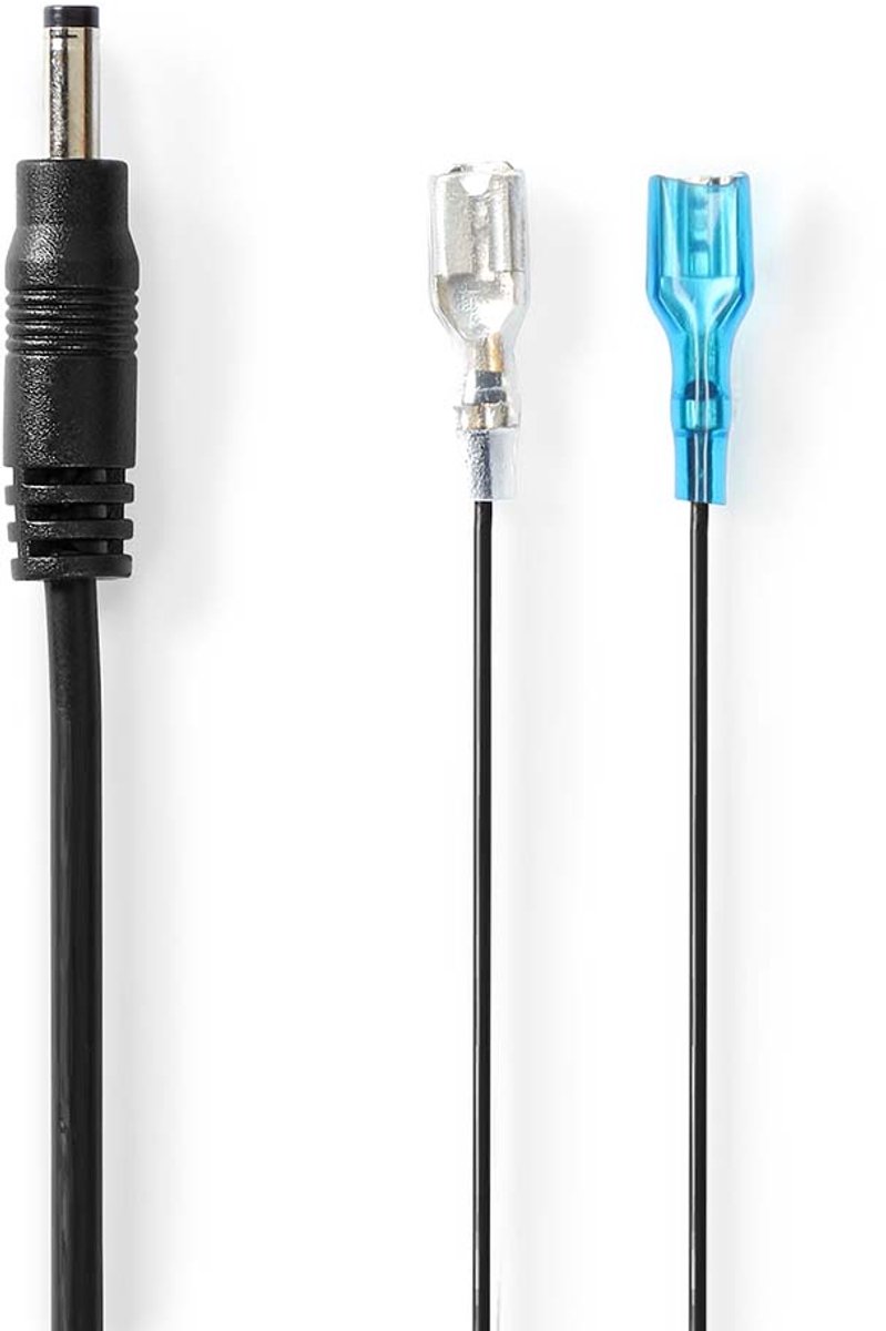 Nedis Stroomkabel - DC Female - F1 - Recht - Recht - Koper - 2.00 m - Rond - PVC - Zwart - Gift Box met Euro Lock