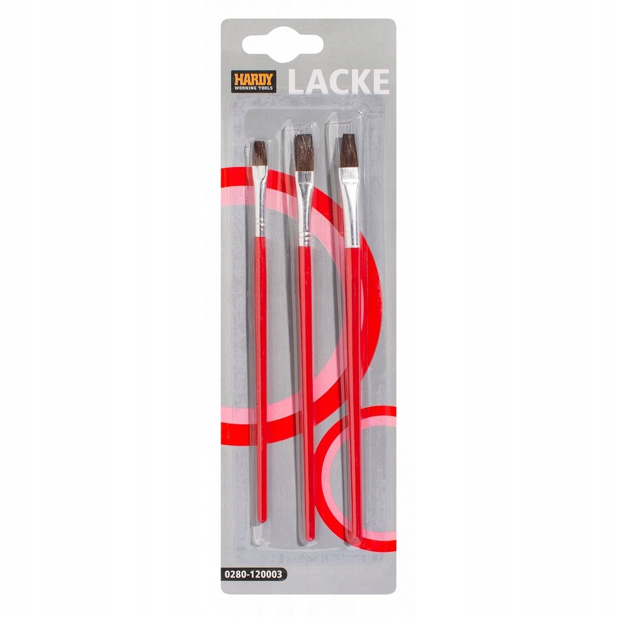 Kaem Hardy - Artistieke Schilderpinsel Set - 3 Stuks - Detailafwerking