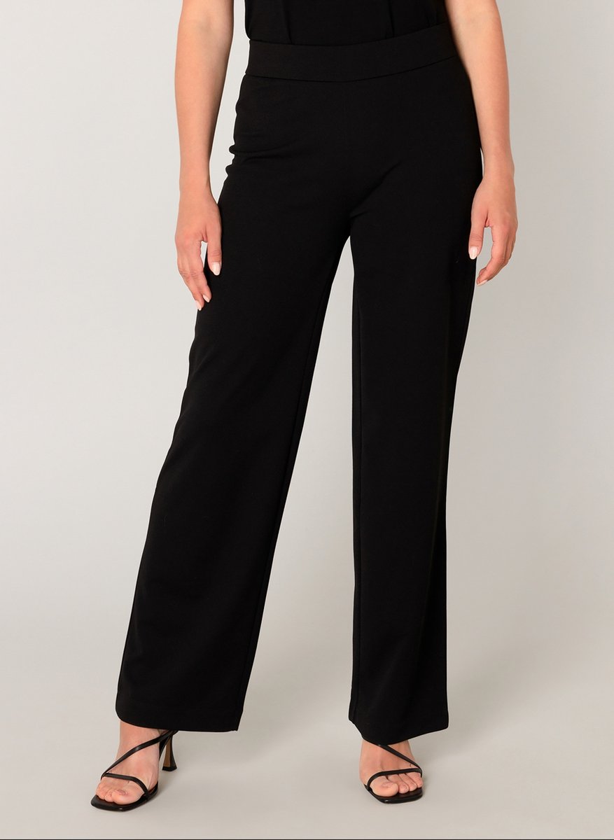 BASE LEVEL Yarah Broek - Black - maat W48 / L30
